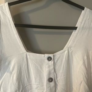 White Universal Thread Button Shirt, size XL